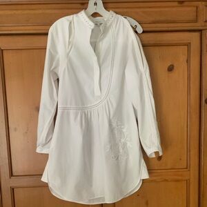 3.1 Phillip Lim White Embroidered Tunic